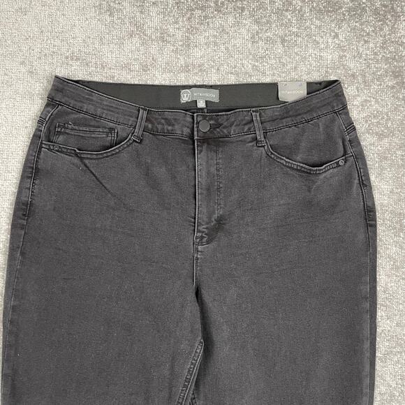 NWT Wit & Wisdom High Waist Itty Bitty Bootcut Jeans 'Ab'Solution Faded Black - Picture 10 of 16